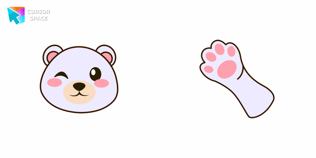 Polar Bear cursor cursor pack